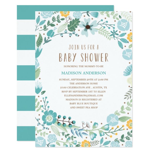 Flower Garden | Baby Shower Invitation