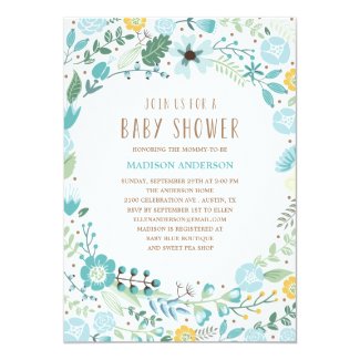 Flower Garden | Baby Shower Invitation
