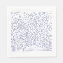 Flower Garden Blue