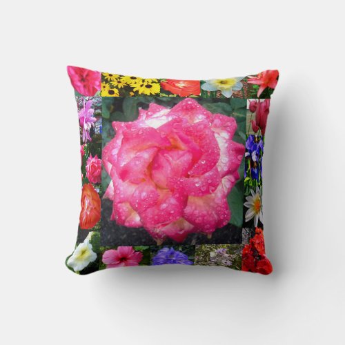 FLOWER GARDEN BORDER pillow