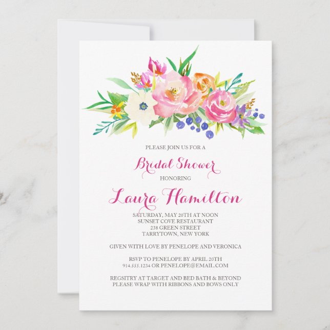 Flower Garden | Bridal Shower Invitation (Front)
