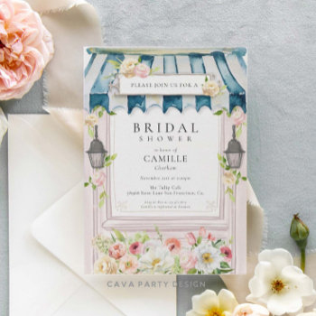 Flower Garden Bridal Shower Invitation by CavaPartyDesign at Zazzle
