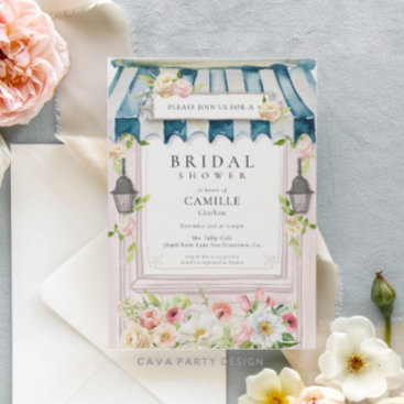 Flower Garden Bridal Shower Invitation