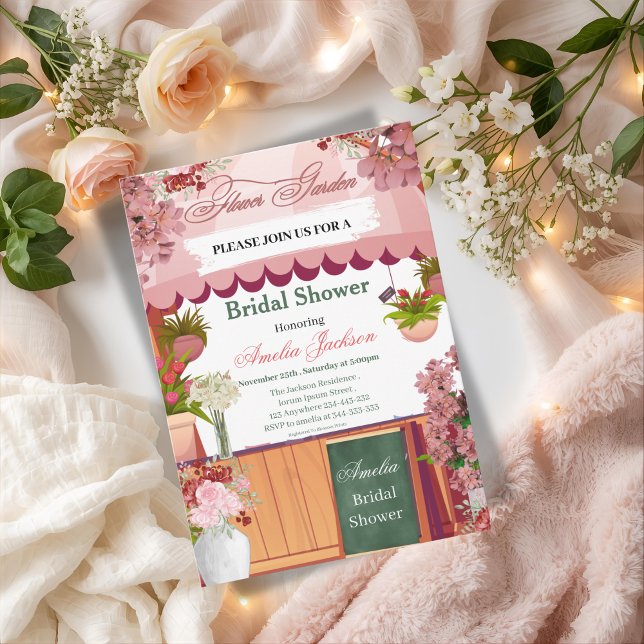 Flower Garden Bridal Shower Invitation (Creator Uploaded)
