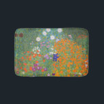 Flower Garden by Gustav Klimt Bath Mat<br><div class="desc">Beautiful colorful painting of a flower garden by Gustav Klimt. Amazing variations of colors and beautiful flowers fit just beautiful on many sorts of wonderful products and gift ideas.</div>