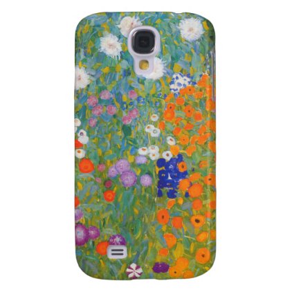 Flower Garden by Gustav Klimt Galaxy S4 Case