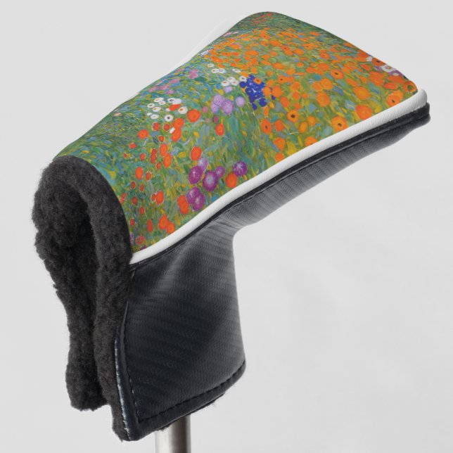 Flower Garden by Gustav Klimt Golf Head Cover (3/4 Front)