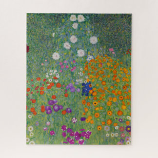 Flower Garden by Gustav Klimt Jigsaw Puzzle