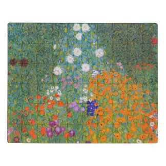 Flower Garden by Gustav Klimt Jigsaw Puzzle