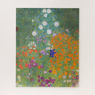 Flower Garden by Gustav Klimt Jigsaw Puzzle