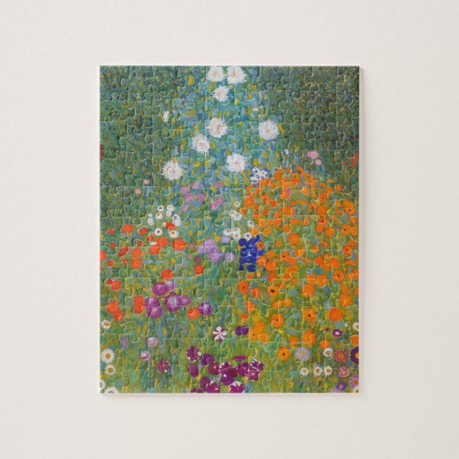 Flower Garden by Gustav Klimt Jigsaw Puzzle (Vertical)