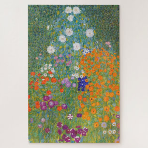 Flower Garden by Gustav Klimt Jigsaw Puzzle