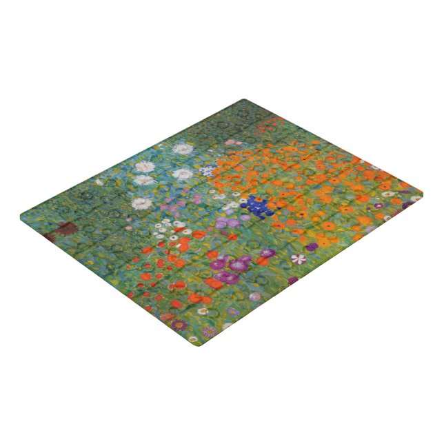 Flower Garden by Gustav Klimt Jigsaw Puzzle (3/4)
