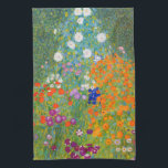 Flower Garden by Gustav Klimt Kitchen Towel<br><div class="desc">Please visit my store for more interesting design and more color choice.
=> zazzle.com/colorfulworld*</div>