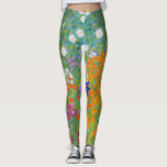 Flower Garden by Gustav Klimt Leggings<br><div class="desc">Please visit my store for more interesting design and more color choice.
=> zazzle.com/colorfulworld*</div>