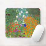 Flower Garden by Gustav Klimt Mouse Pad<br><div class="desc">Please visit my store for more interesting design and more color choice => zazzle.com/colorfulworld*</div>
