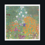 Flower Garden (by Gustav Klimt) Napkins<br><div class="desc">This design features a painting by Austrian artist Gustav Klimt (1862–1918). It is a depiction of a beautiful flower garden in Klimt's typical impressionist style. The flowers almost look like they're overflowing, and it's impossible not to feel uplifted by their beauty. The original work was completed in 1907 and its...</div>