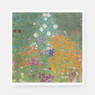 Flower Garden (by Gustav Klimt) Napkins