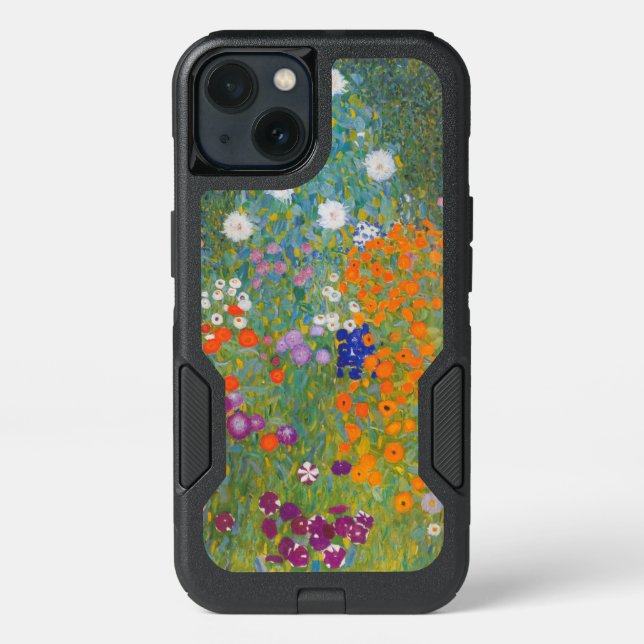 Flower Garden (by Gustav Klimt) Otterbox iPhone Case (Back)