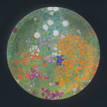 Flower Garden (by Gustav Klimt) Paper Plates<br><div class="desc">This design features a painting by Austrian artist Gustav Klimt (1862–1918). It is a depiction of a beautiful flower garden in Klimt's typical impressionist style. The flowers almost look like they're overflowing, and it's impossible not to feel uplifted by their beauty. The original work was completed in 1907 and its...</div>