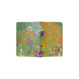 Flower Garden by Gustav Klimt Passport Holder