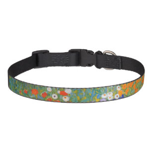 Flower Garden by Gustav Klimt Pet Collar