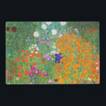 Flower Garden by Gustav Klimt Placemat<br><div class="desc">Please visit my store for more interesting design and more color choice => zazzle.com/colorfulworld*</div>