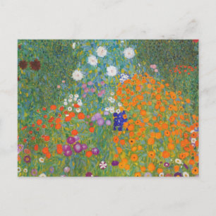 Flower Garden by Gustav Klimt Postcard