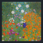 Flower Garden by Gustav Klimt Poster<br><div class="desc">Beautiful colorful painting of a flower garden by Gustav Klimt. Amazing variations of colors and beautiful flowers fit just beautiful on many sorts of wonderful products and gift ideas.</div>