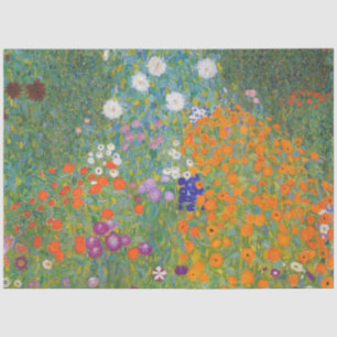 Flower Garden (by Gustav Klimt) Tissue Paper