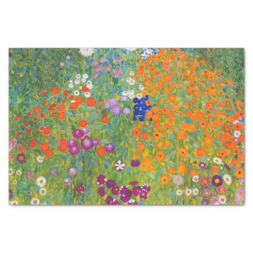 Flower Garden by Gustav Klimt  Tissue Paper