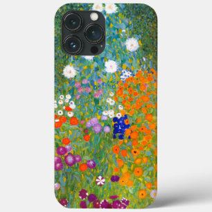 Flower Garden by Gustav Klimt Vintage Floral iPhone 13 Pro Max Case