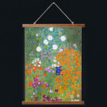 Flower Garden by Gustav Klimt Vintage Floral Hanging Tapestry<br><div class="desc">Bauerngarten / Flower Garden / Cottage Garden vintage art painted in 1905 by Austrian Symbolist & Art Nouveau Artist Gustav Klimt (1862-1918)</div>