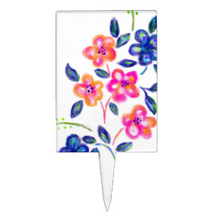 Flower Garden Cake Topper
