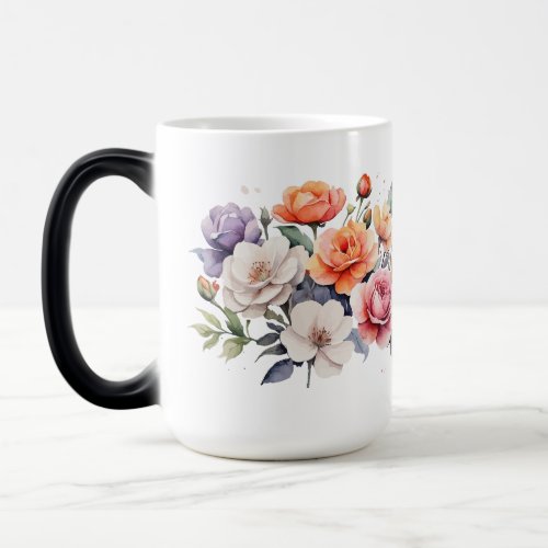 Flower Garden ceramic  Botanical Tea coffee  Magic Mug