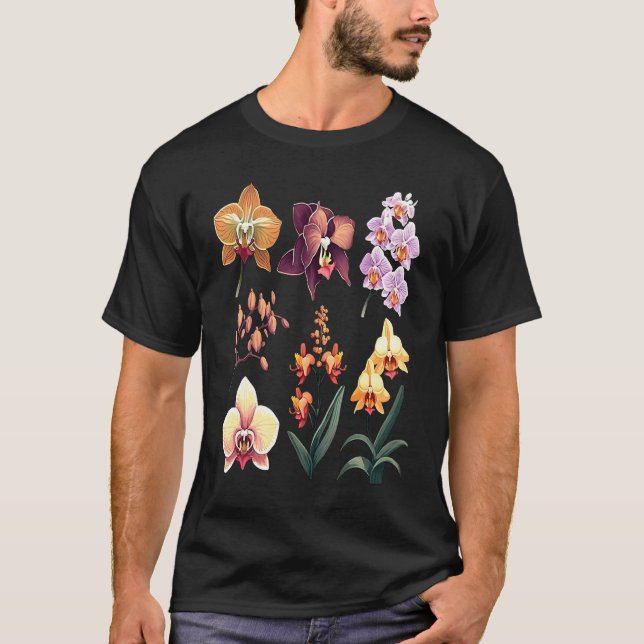 Flower Garden  Cute Flowers Florist Mom T-Shirt (Front)