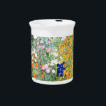 Flower Garden cute Pitcher<br><div class="desc">Artist: Gustav Klimt Start Date: 1905 Completion Date:1907 Style: Art Nouveau (Modern) Period: Golden phase Genre: landscape Technique: oil Material: canvas</div>