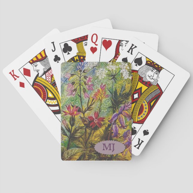 Flower Garden Detail Poker Cards (Back)