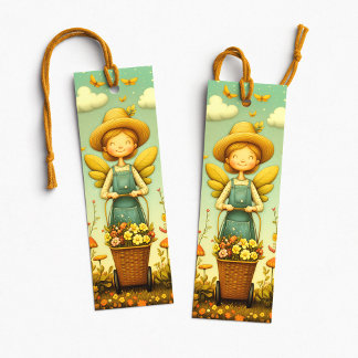 Flower Garden Fairy Bookmark