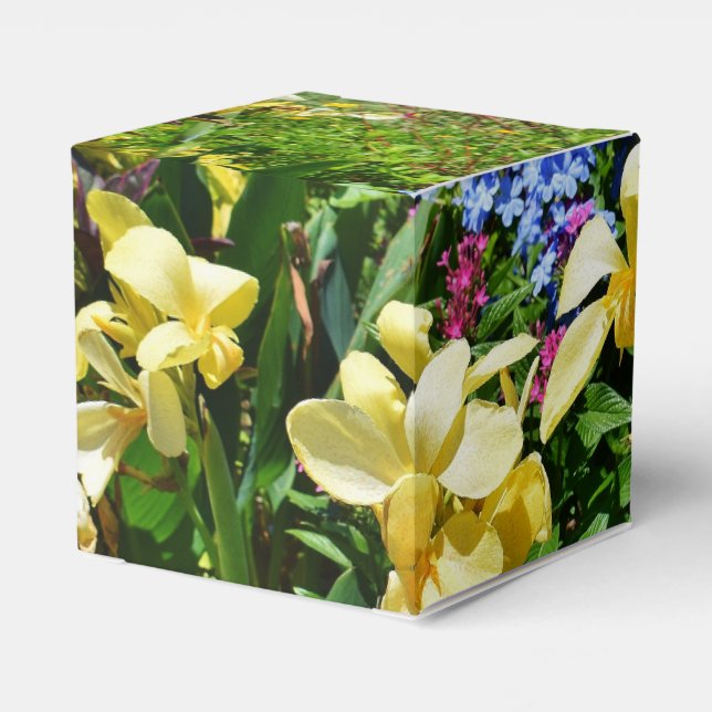 Flower Garden  Favor Boxes (Back Side)