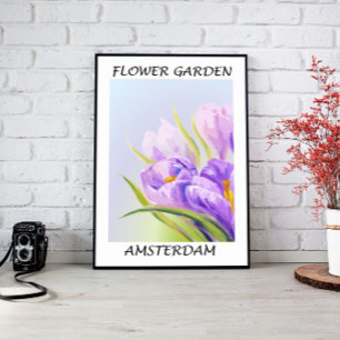 Flower Garden Fine Wall Art Canvas