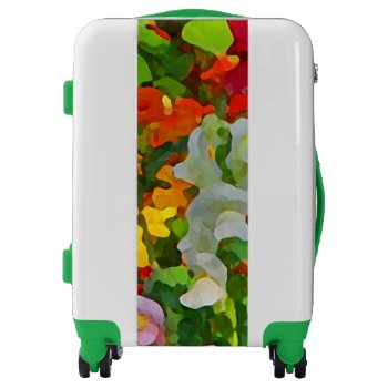 Flower Garden Floral Abstract Design Luggage by Bebops at Zazzle