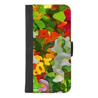 Flower Garden Floral iPhone 8/7 Plus Wallet Case