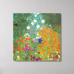 Flower Garden | Gustav Klimt Canvas Print