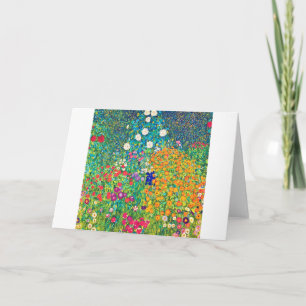 Flower Garden, Gustav Klimt Card