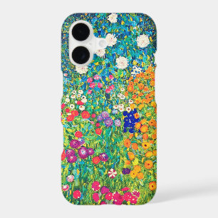 Flower Garden, Gustav Klimt iPhone 17 Case