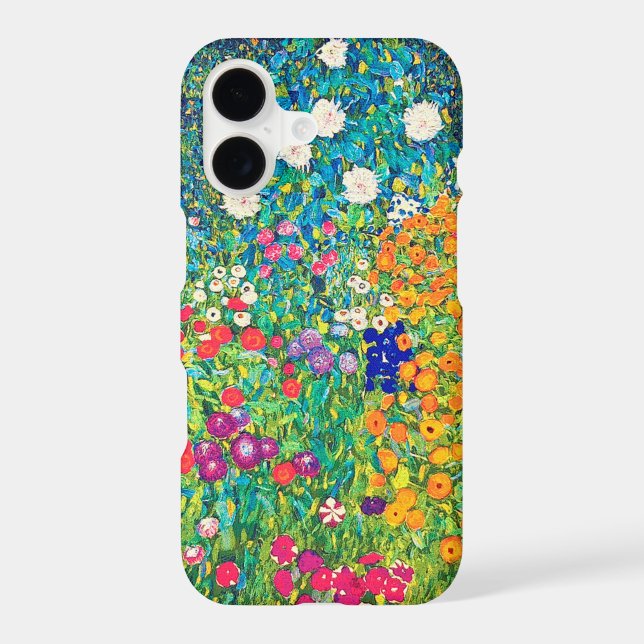 Flower Garden, Gustav Klimt Case-Mate iPhone Case (Back)