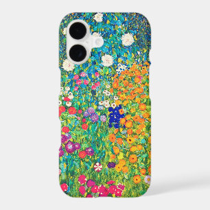 Flower Garden, Gustav Klimt iPhone 17 Case