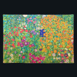 Flower Garden, Gustav Klimt Cloth Placemat<br><div class="desc">Gustav Klimt (July 14, 1862 – February 6, 1918) was an Austrian symbolist painter and one of the most prominent members of the Vienna Secession movement. Klimt is noted for his paintings, murals, sketches, and other objets d'art. In addition to his figurative works, which include allegories and portraits, he painted...</div>