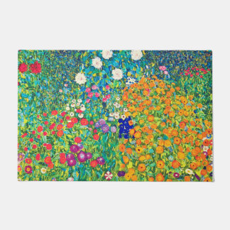 Flower Garden, Gustav Klimt Doormat